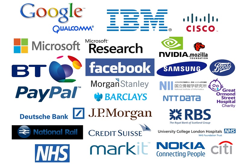 a few of our collaborators - Microsoft IBM google 